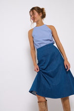 Tolsing Tania Nederdel / Dark Denim