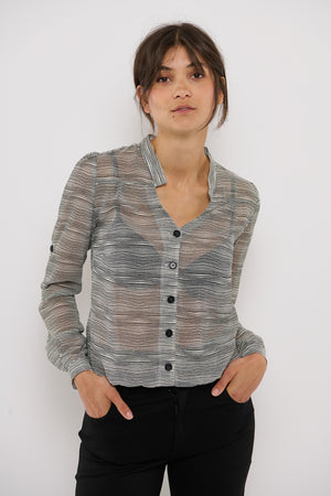 Tolsing Rie Skjorte / Transparent Stripes
