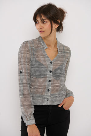 Tolsing Rie Skjorte / Transparent Stripes