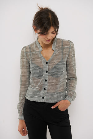 Tolsing Rie Skjorte / Transparent Stripes