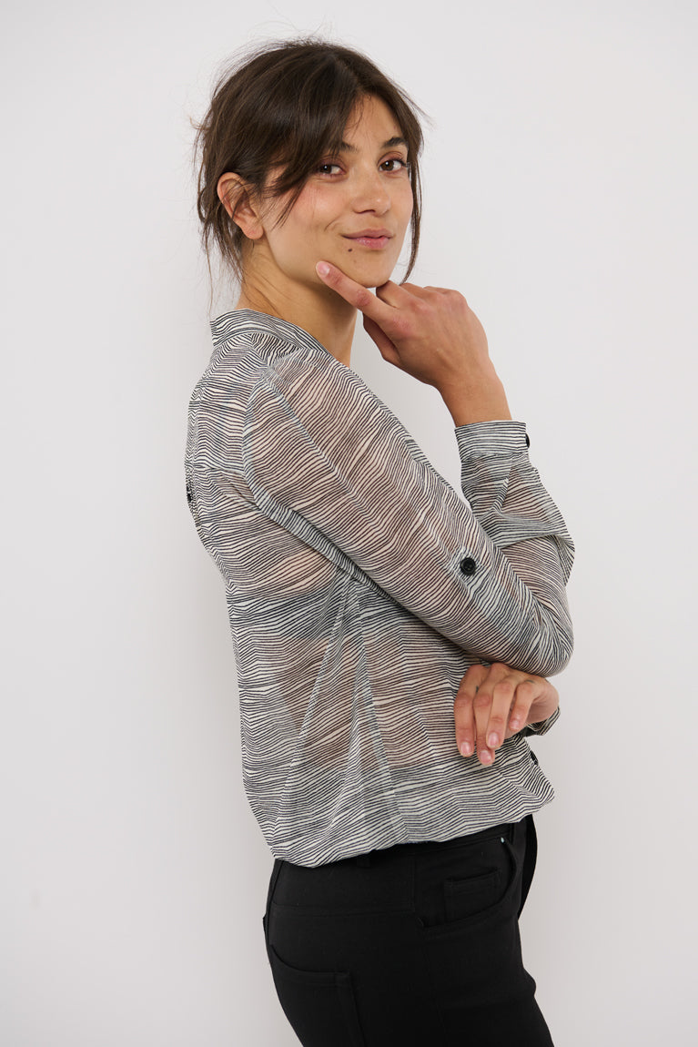 Tolsing Rie Skjorte / Transparent Stripes
