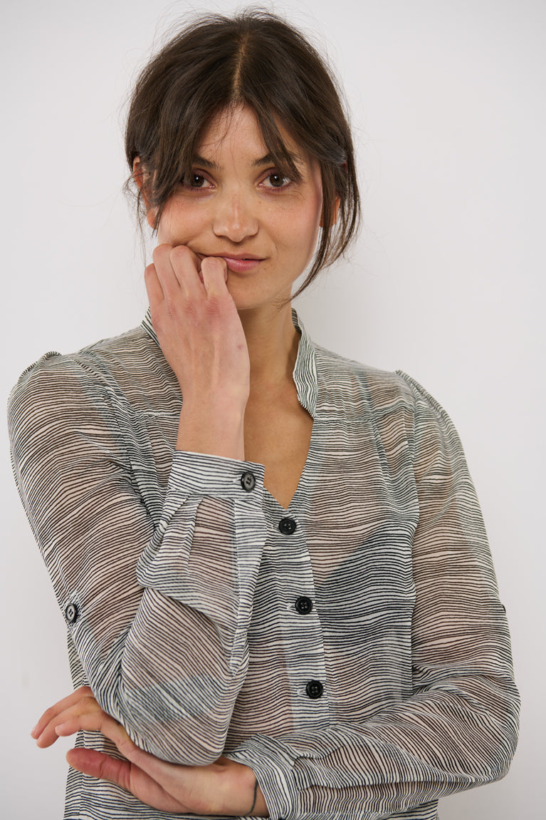 Tolsing Rie Skjorte / Transparent Stripes