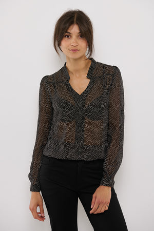 Tolsing Rie Skjorte / Transparent Glitter Dots