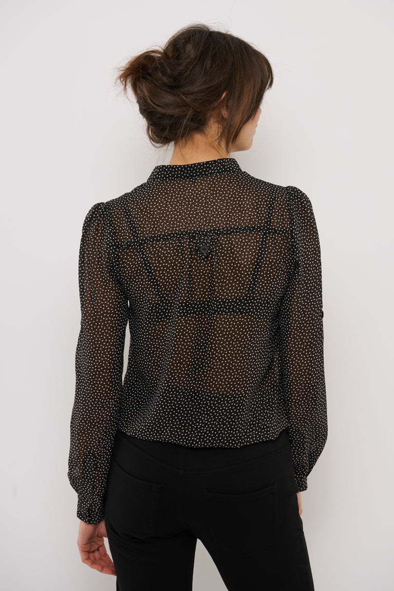 Tolsing Rie Skjorte / Transparent Glitter Dots