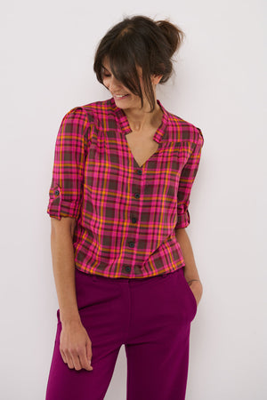 Tolsing Rie Skjorte / Pink Square