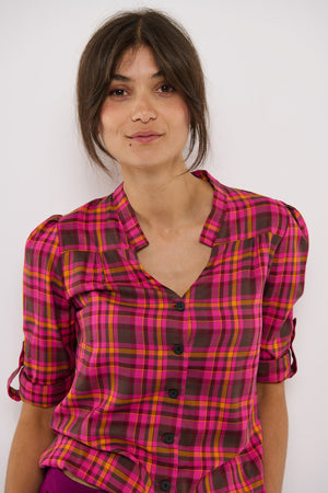 Tolsing Rie Skjorte / Pink Square