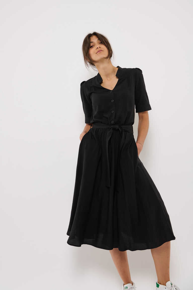Tolsing Rie Dress / Black