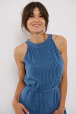 Tolsing Vega Dress / Blue Stripes