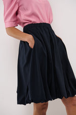 Tolsing Bella Balloon Skirt / Dark Navy