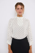 Tolsing Tine Vendeskjorte / White Dots