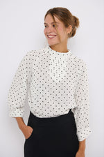 Tolsing Tine Vendeskjorte / White Dots