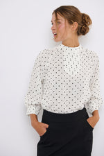 Tolsing Tine Vendeskjorte / White Dots