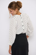 Tolsing Tine Vendeskjorte / White Dots