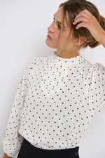 Tolsing Tine Vendeskjorte / White Dots