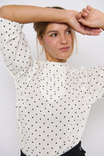 Tolsing Tine Vendeskjorte / White Dots