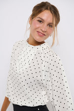 Tolsing Tine Vendeskjorte / White Dots