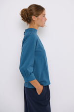 Tolsing Tine Vendeskjorte / Blue Strukture