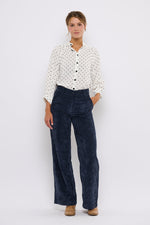 Tolsing Dagmar Pants / Navy Banefløjl