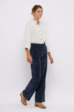Tolsing Dagmar Pants / Navy Banefløjl