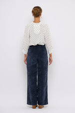 Tolsing Dagmar Pants / Navy Banefløjl