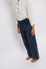 Tolsing Dagmar Pants / Navy Banefløjl