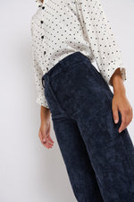 Tolsing Dagmar Pants / Navy Banefløjl