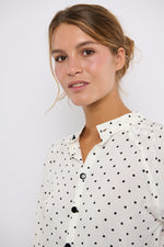 Tolsing Tine Vendeskjorte / White Dots