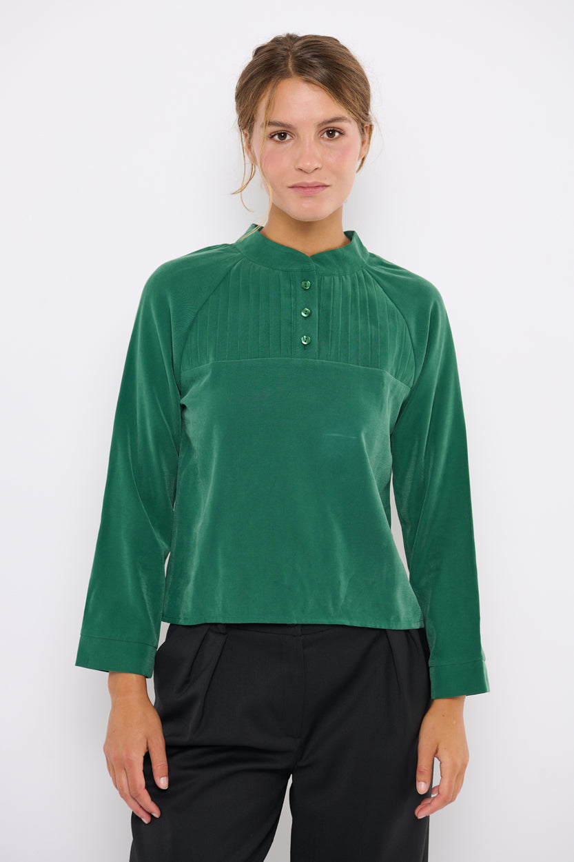 Tolsing Linnea Skjorte / Green