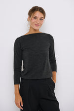 Tolsing Mila Bluse / Grey Wool