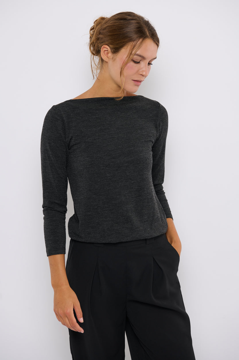 Tolsing Mila Bluse / Grey Wool