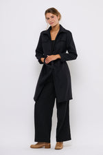 Tolsing Long Jolene Jacket / Black Wool