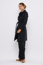 Tolsing Long Jolene Jacket / Black Wool