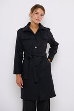 Tolsing Long Jolene Jacket / Black Wool