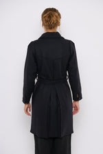 Tolsing Long Jolene Jacket / Black Wool