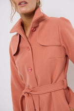 Tolsing Long Jolene Jacket / Pudder Wool
