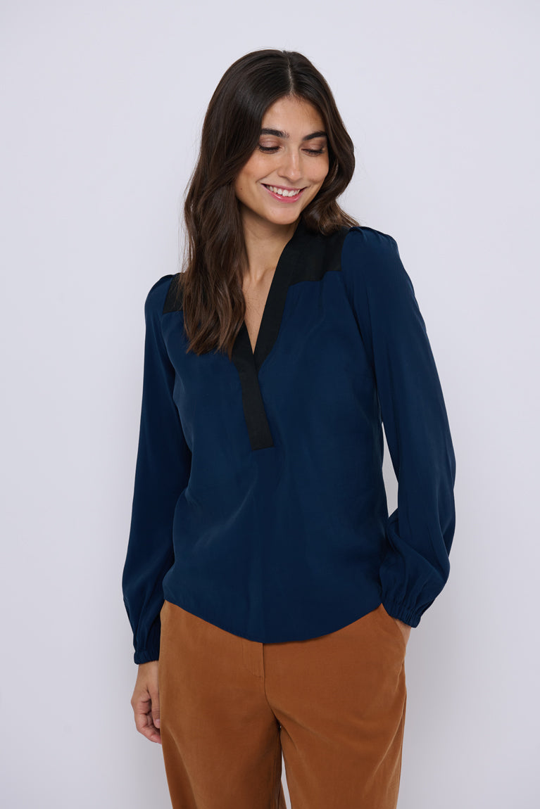 Tolsing Elvira Shirt / Navy