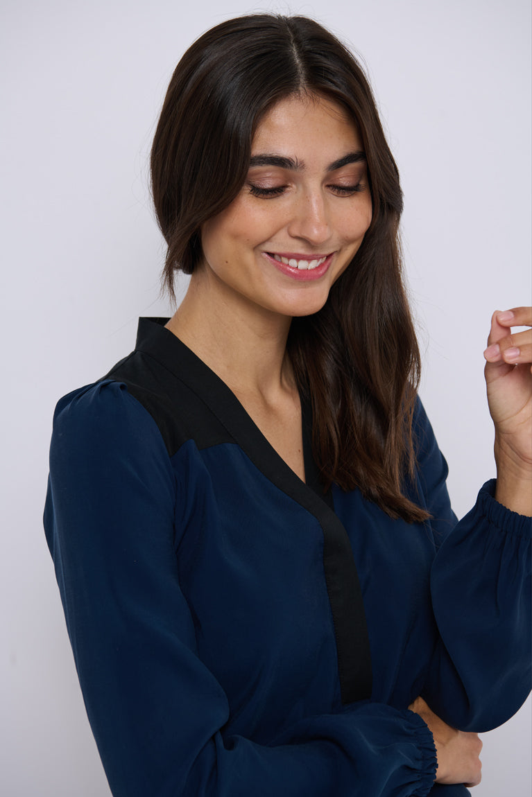 Tolsing Elvira Shirt / Navy