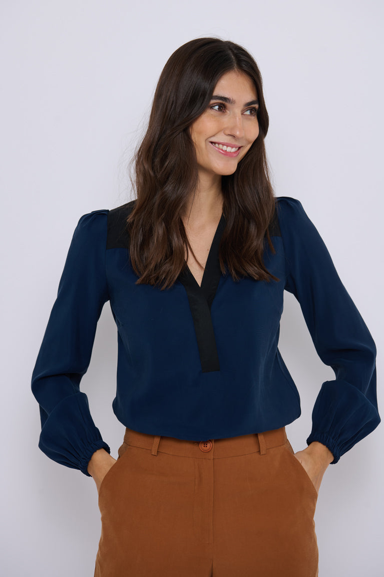 Tolsing Elvira Shirt / Navy