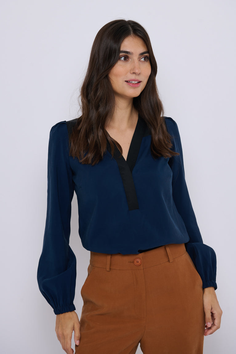 Tolsing Elvira Shirt / Navy