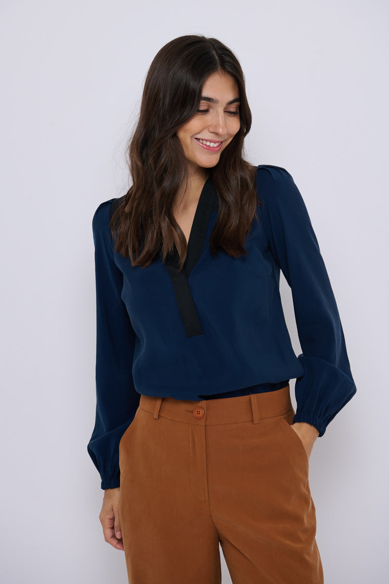 Tolsing Elvira Shirt / Navy