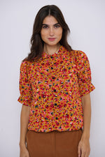 Tolsing Tie Vendeskjorte / Yellow Flowers