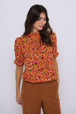 Tolsing Tie Vendeskjorte / Yellow Flowers
