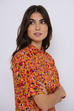 Tolsing Tie Vendeskjorte / Yellow Flowers