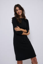 Tolsing Sienna Dress / Black Wool