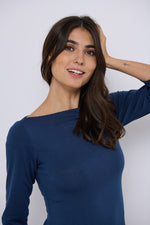 Tolsing Sienna Dress / Blue Wool