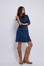 Tolsing Sienna Dress / Blue Wool