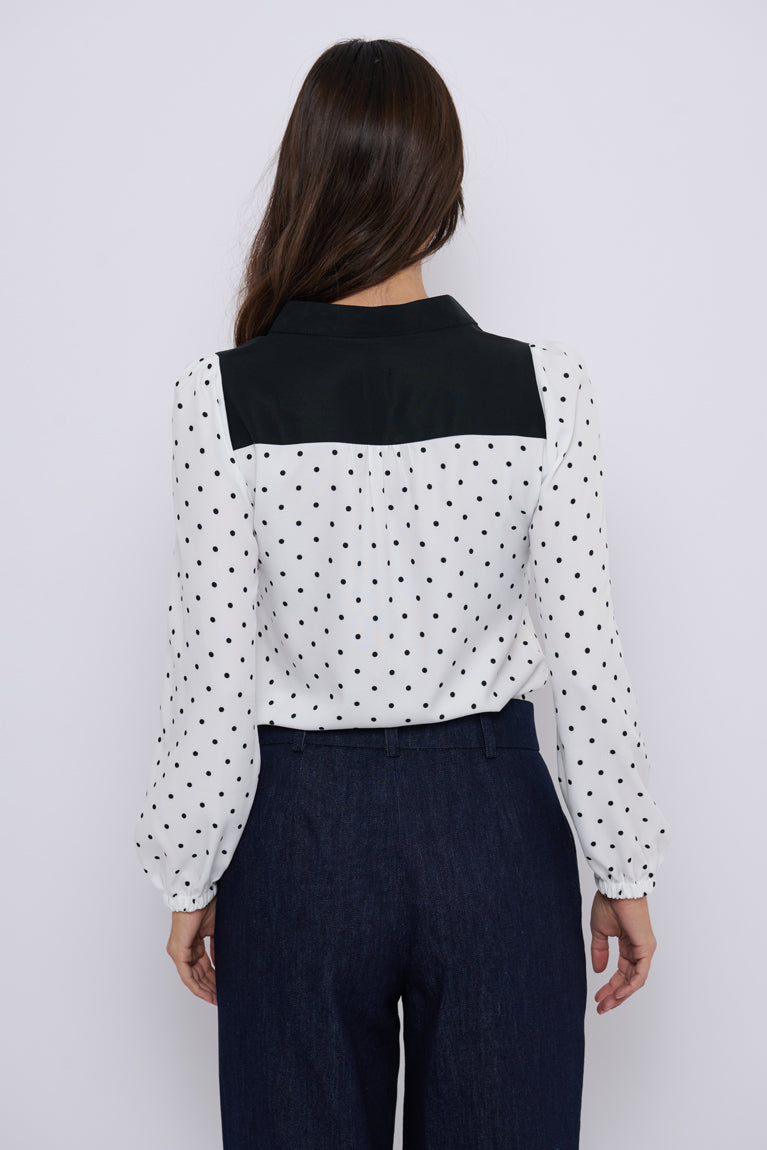 Tolsing Elvira Shirt / White Dots