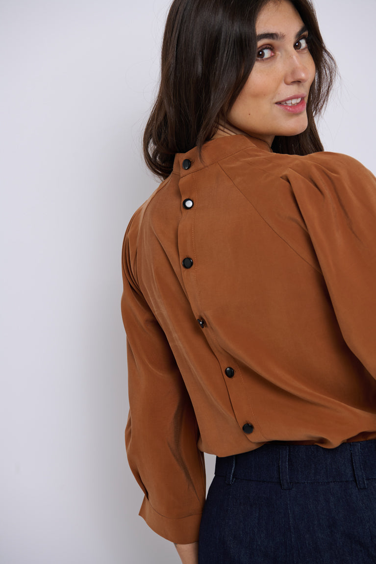 Tolsing Tine Vendeskjorte / Brown