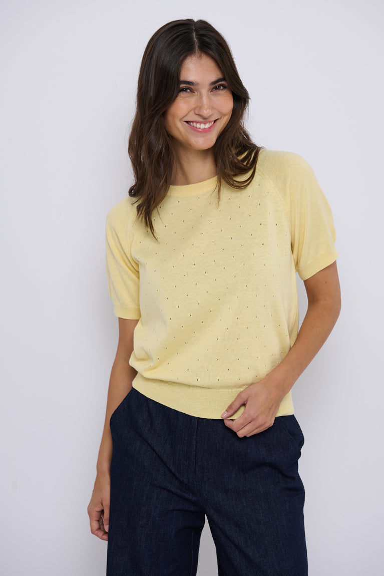 Tolsing Edith Strikbluse / Vanilla