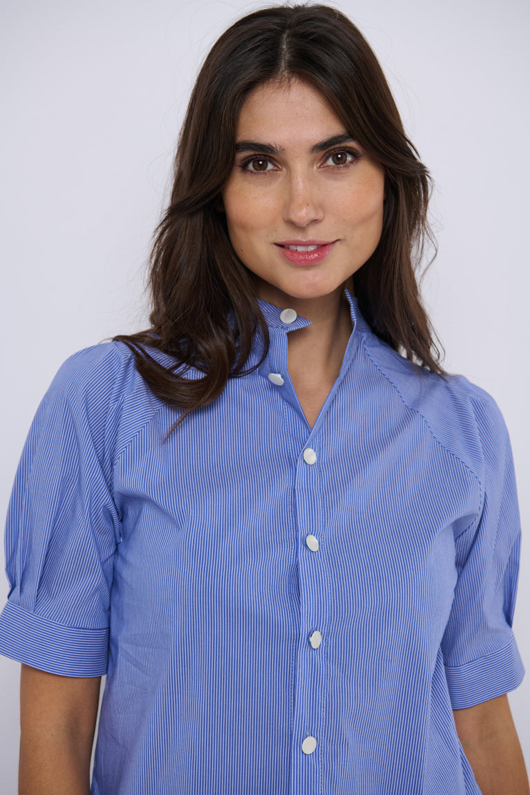 Tolsing Tie Vendeskjorte / Blue Stripes